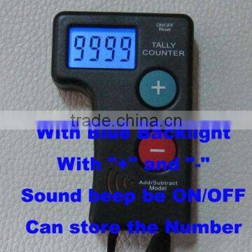 4 digits LCD AST2 light sound tally counter add and subtract