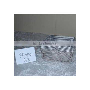 FSC Wholesale 100% Handmade Nature Bakery Wicker Bread Basket photo-6