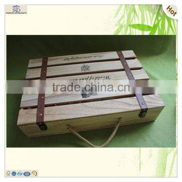 Wholesale Colored Divider Bottle Wine Wood Gift Boxes photo-2