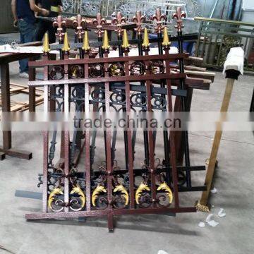 Garden Decoration Color Painted Garden Metal Aluminum Slat Fence photo-6