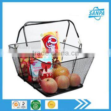 Metal Wire Shopping Basket for Super Market/ Shop