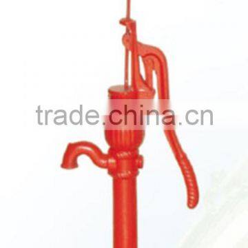 red color cast iron hand water pumps
