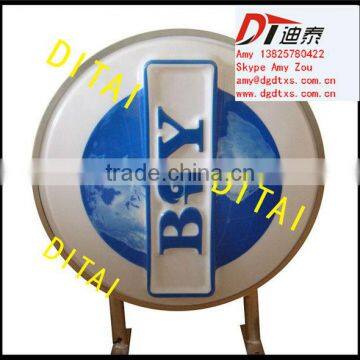 Lamp Post Plastic Advertising Signs