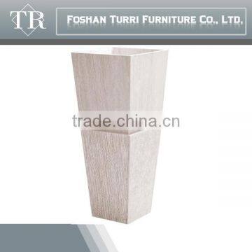 2014 Hot Sale White Travertine Marble Indoor Decoration Flower Stand photo-2