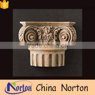 hotel decoration marble antique greek column capitals wholesale NTMF-CP014Y