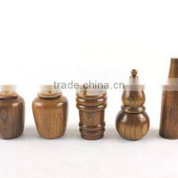 Wood pepper mill and salt shaker set, pepper grinder, bamboo pepper mill grinder