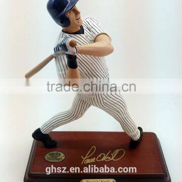 Custom Resin Bust Baseball Player Figurine photo-3