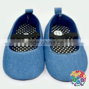 2015 Cute Fashion New Arrival Bling Navy Blue Baby Crib Shoes Wholesale Baby Shoes