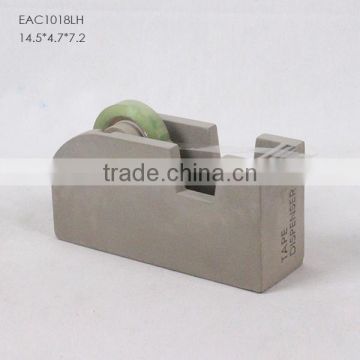 Fancy Concrete desk supplies packing tool cement mini tape dispenser