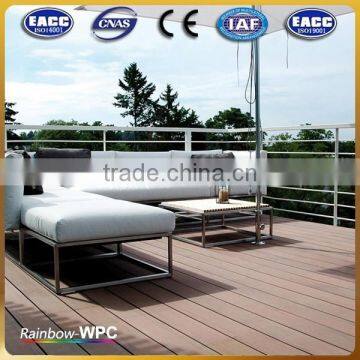 Factory Price Anti-slip Outdoor Exterior Wpc Decking/water Proof Wood Flooring photo-2