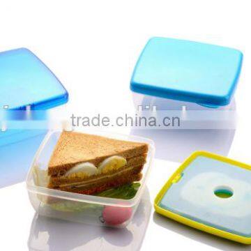 BPA-FREE plastic food storage container with ice plastic lunch box , Transparent Preserving Boxack,Food grade p