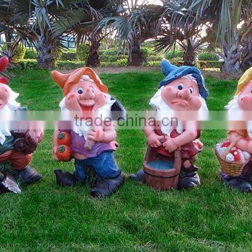 christmas garden statue decorations resin dwarf cartoon