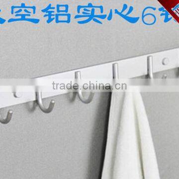 Space Aluminum Wall Hook Coat & Cap Hook Clothes Hook Key Hook Bag Hanger