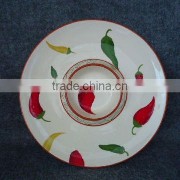 ceramic cake plate JM1108