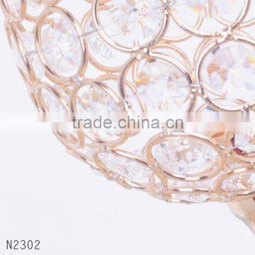 Top Selling Crystal Candle Holder With Metal Plated Candlestick for Home Wedding Decorative Romantic Candle Stand Free Shipping photo-4