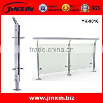 Laser Precise Cutted Stainless Steel Plate Glass Column photo-2