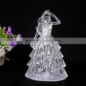 Dongguan Plastic Barbie Led Shining Bride Figurine Wedding Supplier Decorations photo-2