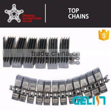 Snap-on Gripper Roller Chains/rubber Top Conveyor Chains/rubber Gripper Snap on Chains photo-2