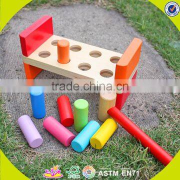 Wholesale Educational Wooden Colorful Knocking Toy, Intelligence Knocking Toy,wooden Pounding Bench Toddler Toy W11G018 photo-4
