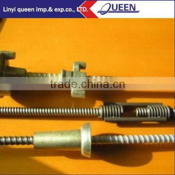 wall cross formwork tie rod galvanized with wing nut