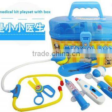 plastic hospital play set doctor play toys for kids from china icti factory
