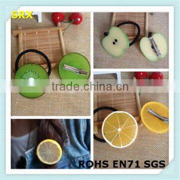 New Hot sale fashion fruit summer style plastic hair clip