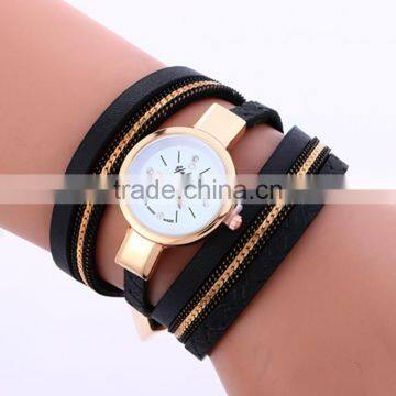 2017 Fashion Crystal Rhinestone Bracelet Women Dress Watches Ladies Quartz Wristwatches photo-3