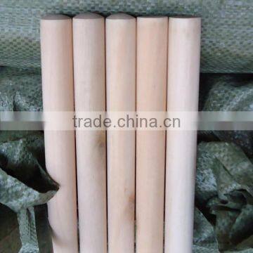 natural wooden broom handle