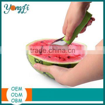 100% Durable Stainless Steel With Sturdy Cutting Wire Watermelon Slicer Corer & Server Knife photo-3