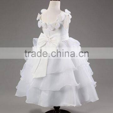 Retail Children Girls Frock Girl Party Dress Baby Princess Tutu Dress Baptism Rose Collar Baby Girls Gauze Christening Dresses photo-4