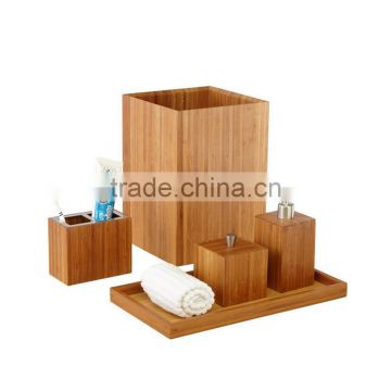 Best price superior quality bamboo bathroom home accessories