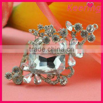 Pearl fashion rhinestone crystal brooches pin WBR-1508