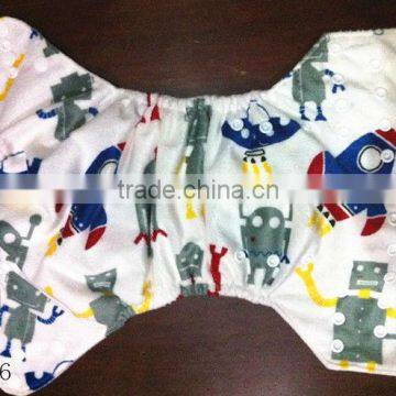 Minky style and sweety sleep baby diaper