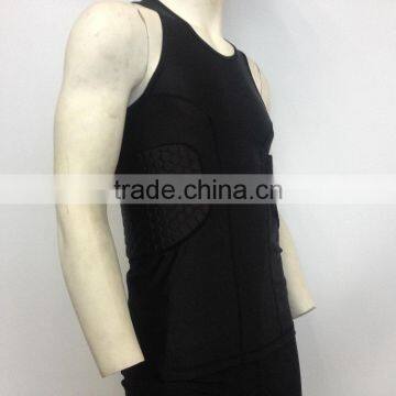 Padded Compression Protective Sport Short Sleeves T Shirt photo-2