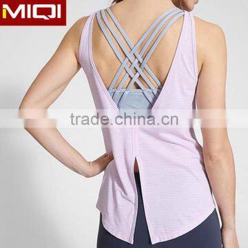 (Factory) Customized fitness yoga wear logo printing women yoga bra tops yoga tank tops