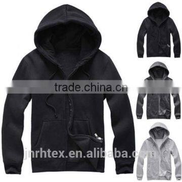 High Quality Plain Sweatshirts,custom Hooded Zip up Sweatshirts photo-2