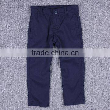 Best Selling Custom Quality Classic Casual Boys 100%cotton Woven Pants