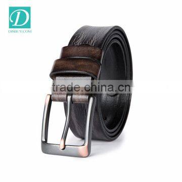 Popular Men Retro Style Alloy Pin Buckle Leather Belt New Leather Belt