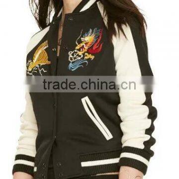 Runwaylover EY1006C Hot Sale 2016 Women Fashion Tiger Embroidery Casual Jackets photo-2