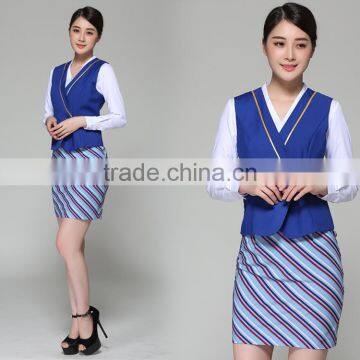 Custom Made Design Airline Stewardess Uniformes De Aeromoa photo-3