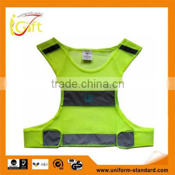 High quality roadway protective fluorescent safety vest