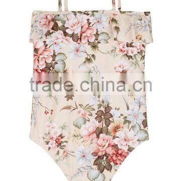 Lovely Children Custom Little Girls One-Piece Swimsuit Cute Young Girl Modeling Bikini Kids Swimwear photo-6