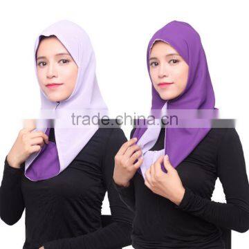 Middle East women both sides of the head scarf cape head and back hat