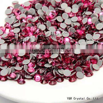 Strong Glue Hotfix Rhinestone Flat Back Round Hot Fix Rhinestone photo-2