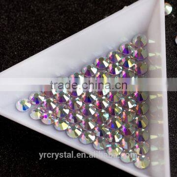 Flat Back Rhinestones in Bulk 2058 Non Hotfix Crystal AB of Different Sizes photo-5