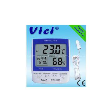 Indoor outdoor digital thermometer hygrometer