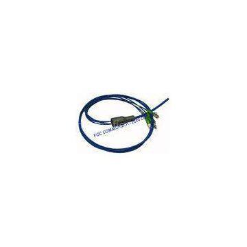 CATV Armored Multi Core Fiber Optic Assemblies , SC MM Duplex patch cord optical fiber