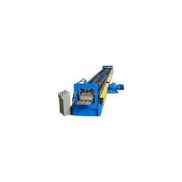 Trapezoidal Profile Floor Deck Roll Forming Machine , Glazed Tile Making Machine