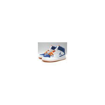 Comfortable Shoes For Women Jordan 1 Retro Yellow Blue Whie photo-3