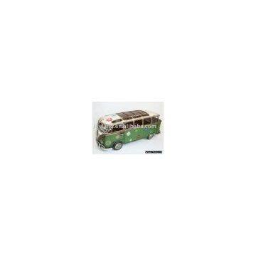 Antique Style Metal Model Bus
